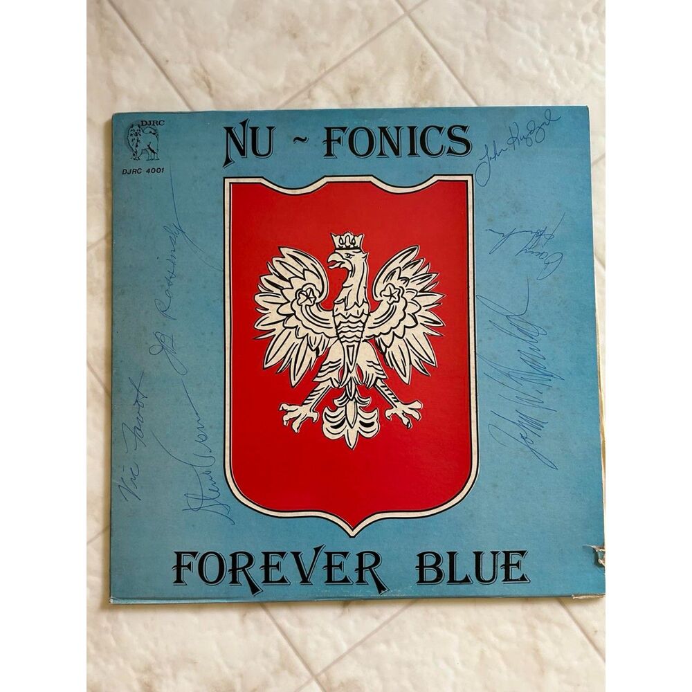 1980 NU-FONICS Forever Blue LP DJRC 4001 POLKA Detroit Autographed